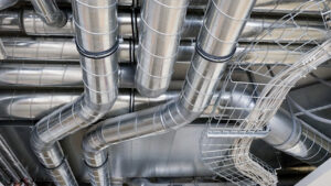 ductwork on ceiling