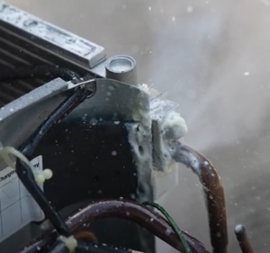 freon on AC coil