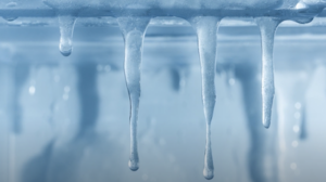 iced over