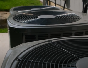AC systems behind house